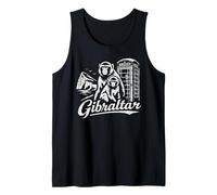 Graphique de Voyage côtier des Gibraltar Monkeys Rock Débardeur