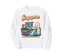 Graphique de Voyage de Singapour Skyline Sweatshirt