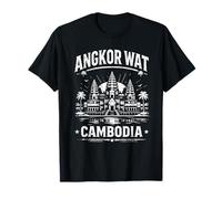 Graphique de Voyage du Temple du Cambodge Angkor Wat T-Shirt