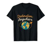 Graphique de Voyage en Mode Vacances Destination Anywhere T-Shirt