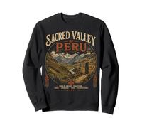 Graphique de Voyage Vintage de Cusco Andes de la Vallée sacrée du Pérou Sweatshirt