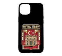 Graphique de Voyage Vintage Ephesus Turquie Ruines Anciennes Coque pour iPhone 15 Plus