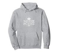 Graphique d'El Jefes, Responsable et Responsable du Leadership Sweat à Capuche, Unisexe pour Adultes, Gris Chiné, L