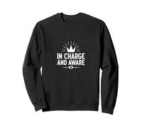 Graphique d'El Jefes, Responsable et Responsable du Leadership Sweatshirt, Unisexe pour Adultes, Noir, L