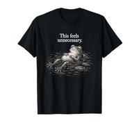 Graphique d'émotion « This Feels Unnecessary Bored Frog Exhausted » T-Shirt