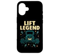 Graphique d'entraînement Lift Legend Gym Funny Fitness Coque pour iPhone 16