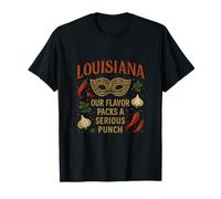 Graphique d'épices Cajun Louisiana Flavor Pride T-Shirt