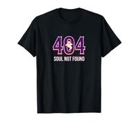 Graphique d'erreur du programmateur fantôme 404 Soul Not Found T-Shirt