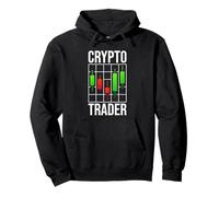 Graphique des Chandeliers Amateurs de Trading et d'investissement Crypto Trader Sweat à Capuche