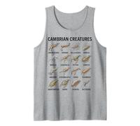 Graphique des créatures cambriennes Paléontologie de la Vie préhistorique Débardeur