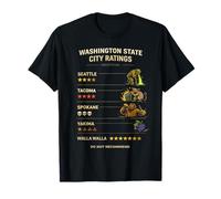 Graphique des évaluations de l'État de Washington T-Shirt
