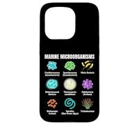 Graphique des Micro-organismes Marins, Sciences de la Vie des Micro océans Coque pour iPhone 15 Pro