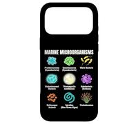 Graphique des Micro-organismes Marins, Sciences de la Vie des Micro océans Coque pour iPhone 17 Pro Max