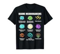 Graphique des Micro-organismes Marins, Sciences de la Vie des Micro océans T-Shirt