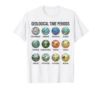 Graphique des périodes géologiques Paléontologie et Histoire de la Terre T-Shirt