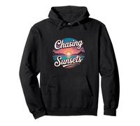 Graphique d'été The Chasing Sunsets Sweat à Capuche