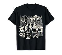 Graphique d'expérience utilisateur Amusant UX Designer Evolution T-Shirt