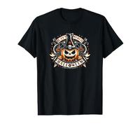 Graphique d'halloween Citrouille de la Mort mentale Lourde T-Shirt Graphique avec Valeur