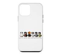 Graphique d'halloween Effrayant pour Amoureux des Chiens de Montagne Bernois Coque pour iPhone 12 Mini