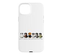 Graphique d'halloween Effrayant pour Amoureux des Chiens de Montagne Bernois Coque pour iPhone 15 Plus