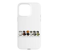 Graphique d'halloween Effrayant pour Amoureux des Chiens de Montagne Bernois Coque pour iPhone 15 Pro Max
