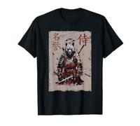 Graphique d'ours guerrier samouraï, ours d'art japonais cool T-Shirt