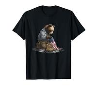 Graphique d'ours tragique pour Solider et Symbolique T-Shirt