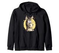 Graphique drôle d'âne avec un look perplexe Sweat à Capuche