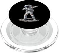 Graphique drôle d'astronaute Dabbing on The Moon Dab Dance PopSockets PopGrip pour MagSafe