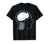 Graphique drôle de Blague de mème de Cerveau de Chat T-Shirt Graphique avec Valeur