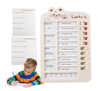 Graphique du calendrier visuel - Planificateur de corvées pour les, Task Memo Board, Liste de contrôle quotidienne | Organisateur de routine d'autisme pour la maison, planificateur en plastiqu