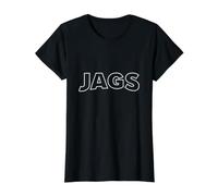 Graphique du Contour Hometown Jags T-Shirt Graphique avec Valeur, Femme, Noir, M