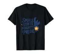 Graphique du contour Mighty Pride du Delaware Small State T-Shirt