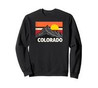 Graphique du Coucher de Soleil sur Le Mont Colorado Sweatshirt