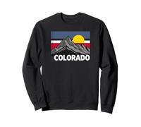 Graphique du Coucher de Soleil sur Le Mont Colorado Sweatshirt