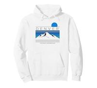 Graphique du Coucher de Soleil sur Le Mont Denver Colorado Sweat à Capuche