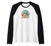 Graphique du défi Sportif Basketball Cat vs Wolf Manche Raglan