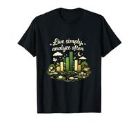 Graphique du Jardin de la Science des données en Direct, analysez Souvent et Simplement T-Shirt