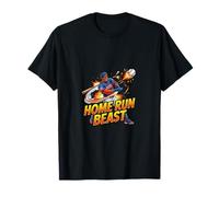 Graphique du Joueur d'action de Baseball Home Run Power T-Shirt