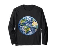 Graphique du Jour de la Terre, de la planète et de la Terre, Sauvez la Nature Manche Longue