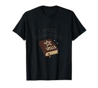 Graphique du Livre de Sorts Halloween Witch Logic I Spell Things Out T-Shirt