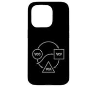Graphique du module de synthé VCO VCF VCA Coque pour iPhone 15 Pro