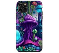 Graphique du Monde surréaliste de Plantes fantastiques Alien Garden Night Coque pour iPhone 11 Pro Max