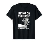 Graphique du panneau manga Living on the Edge T-Shirt