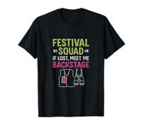 Graphique du Pass des coulisses de l'équipe du Festival If Lost Meet Me T-Shirt