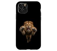 Graphique du Roi Lion bondissant féroce des bêtes Coque pour iPhone 11 Pro