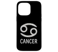 Graphique du zodiaque de la craie du cancer Coque pour iPhone 14 Pro Max