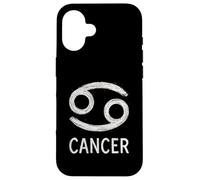 Graphique du zodiaque de la craie du cancer Coque pour iPhone 16