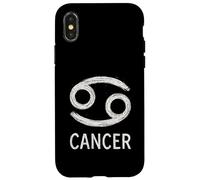 Graphique du zodiaque de la craie du cancer Coque pour iPhone X/XS