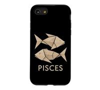 Graphique du Zodiaque en Origami Poissons Coque pour iPhone SE (2020) / 7/8